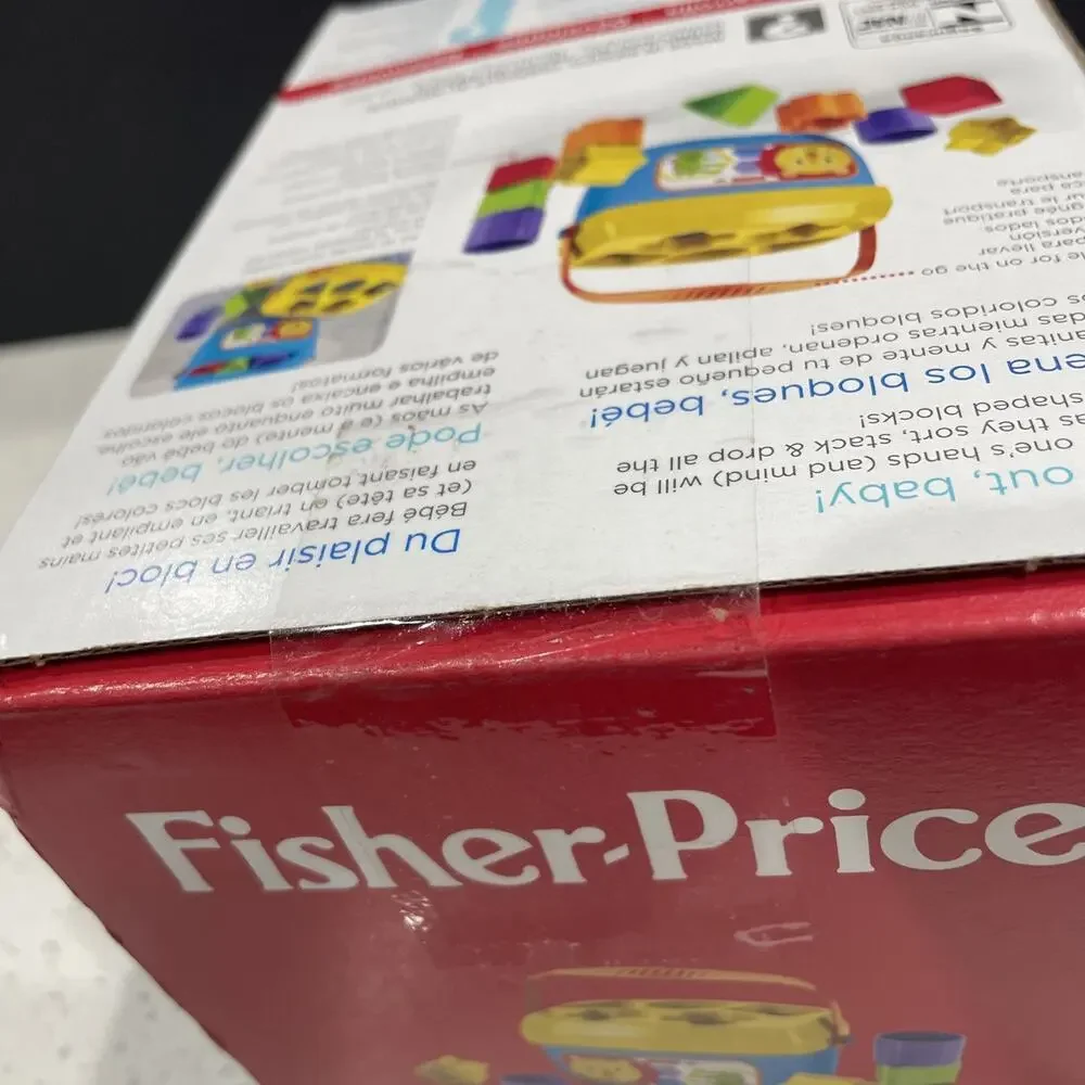 Baby's First Blocks - Infant Toy by Fisher Price (FGP10) NEW Sealed Box